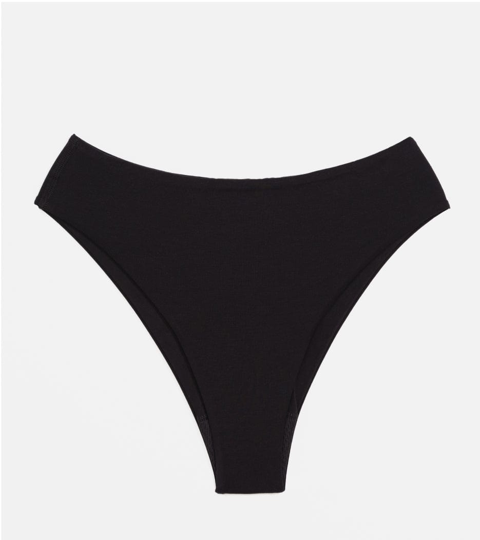 High-leg - Tencel - Černá