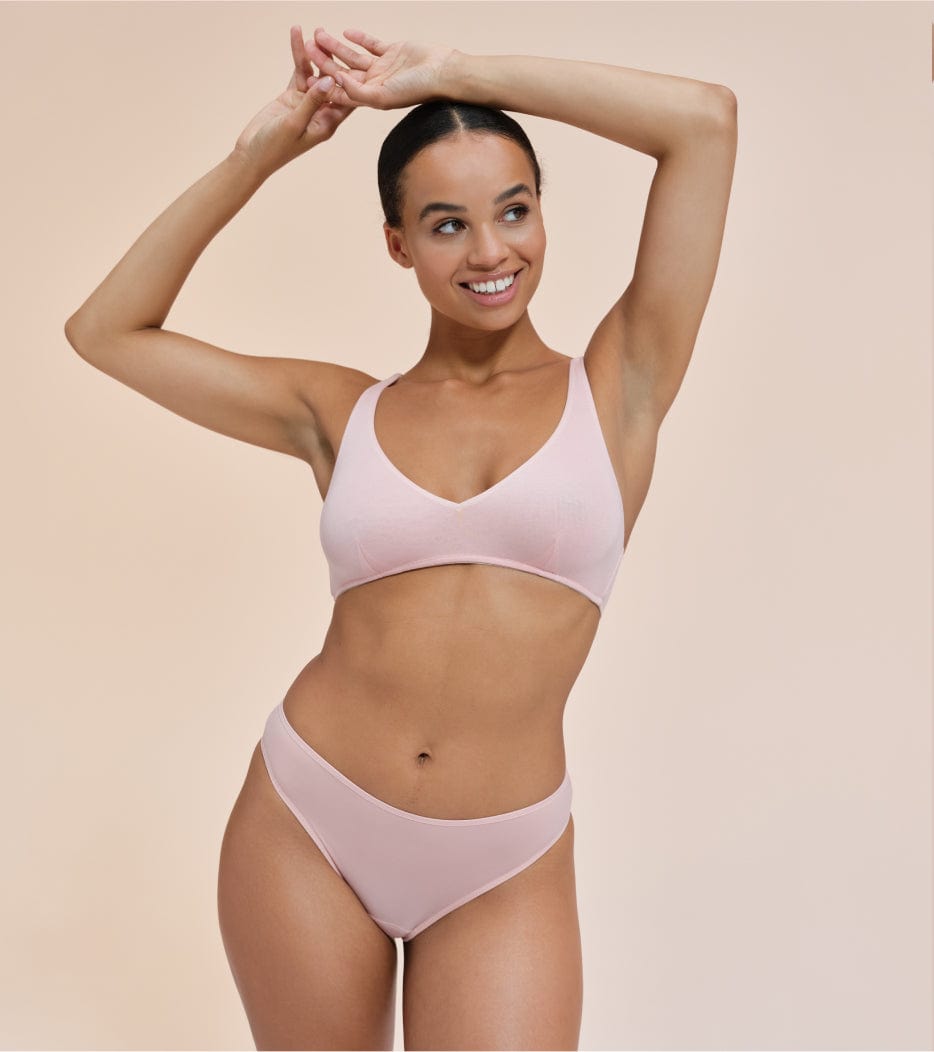 Krajka Brief - Recyklovaný nylon - Coral