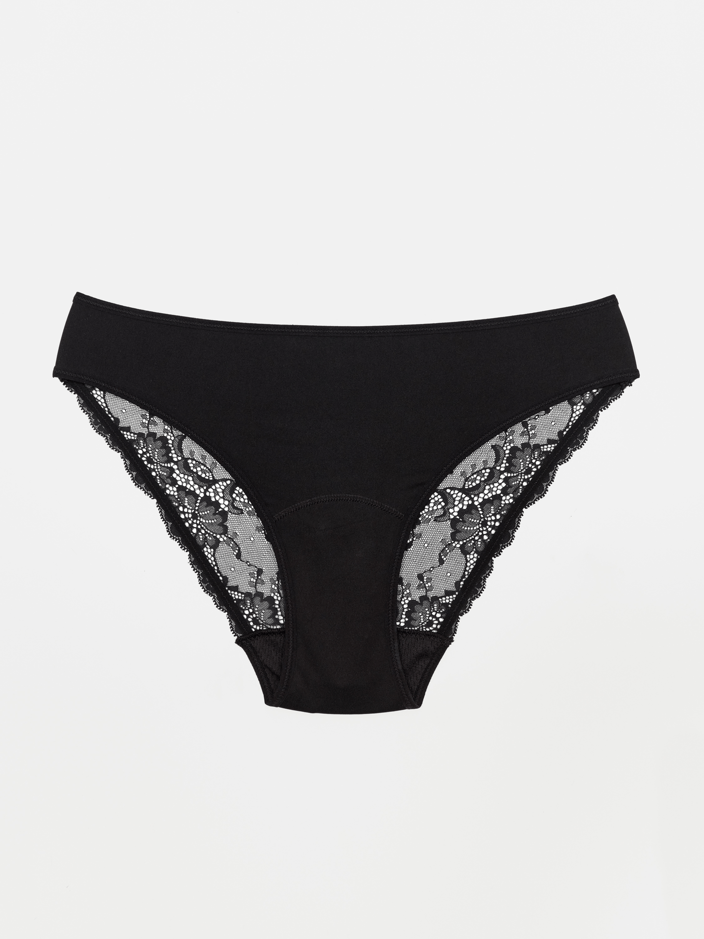 Krajka Brief - Recyklovaný nylon - Černá