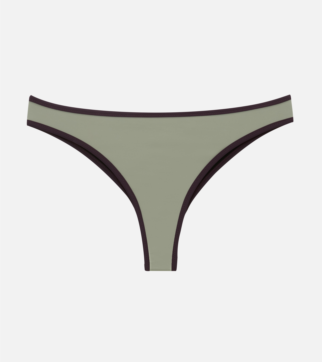 Menstruační Plavky - Brazilky - Spodní díl - Olivová