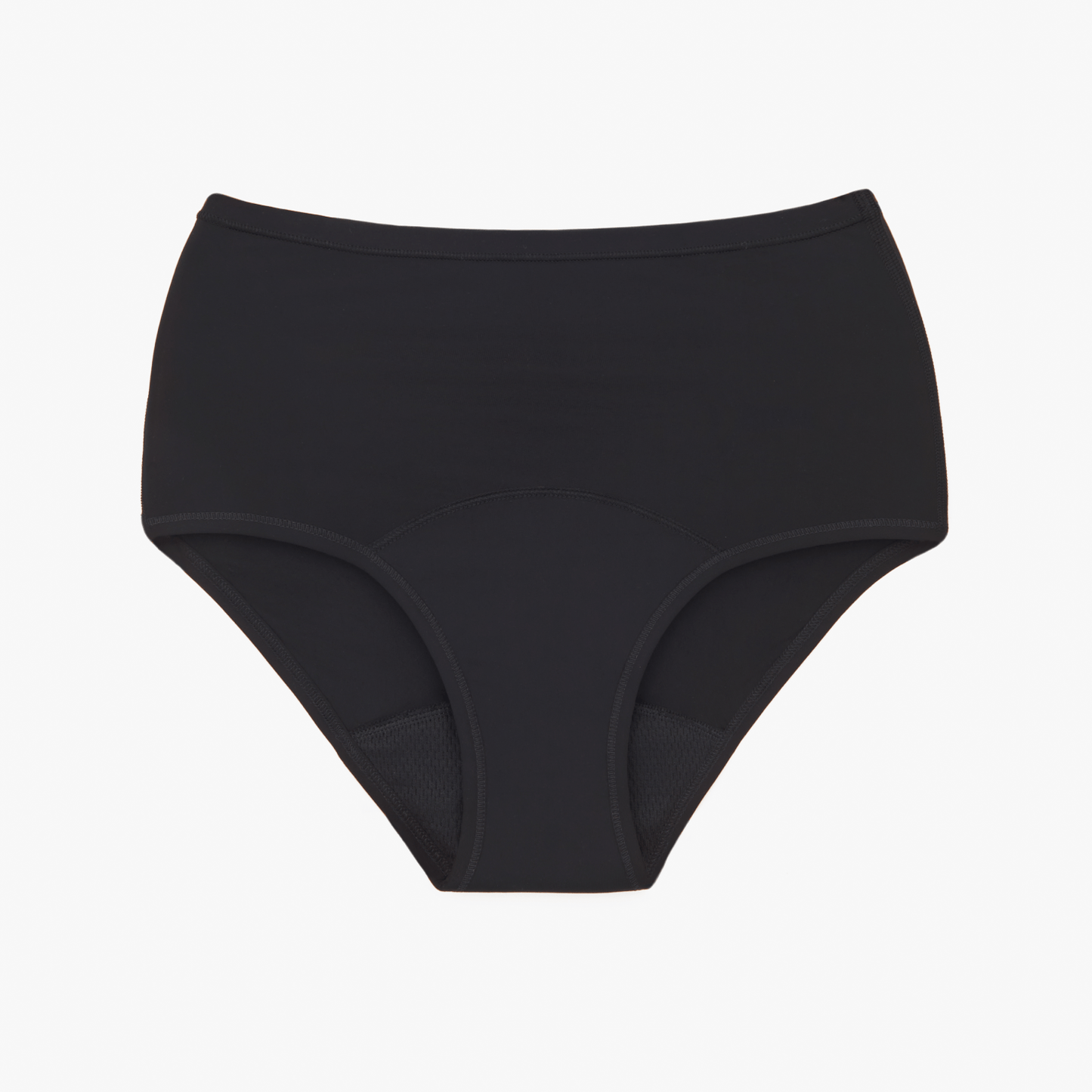 Vysoký pas - Recyklovaný nylon - Černá
