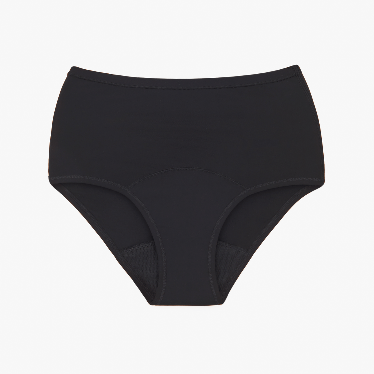 Vysoký pas - Recyklovaný nylon - Černá