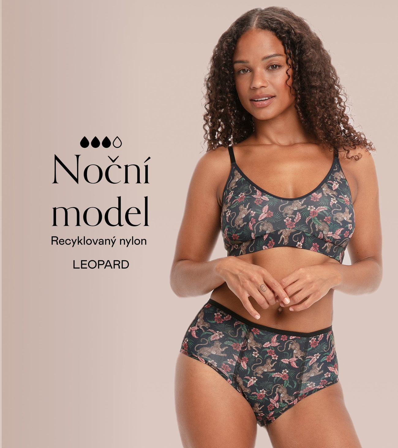 Balíček Classic a Noční model - Leopard - 3 ks