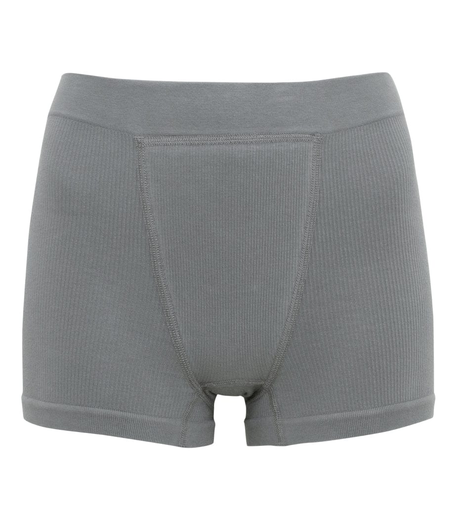 Bezešvé žebrované Boxer Short - Šedá