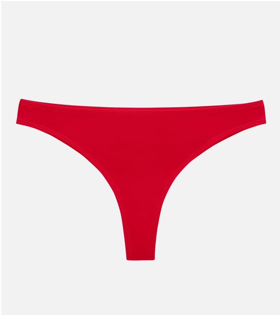 Menstruační plavky - Brazilky - Červená