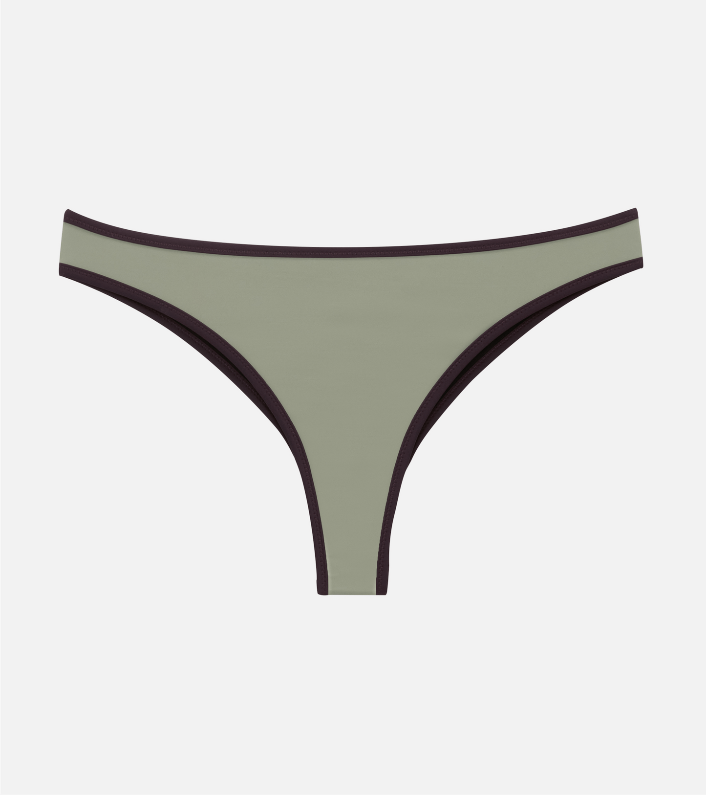 Menstruační Plavky - Brazilky - Spodní díl - Olivová