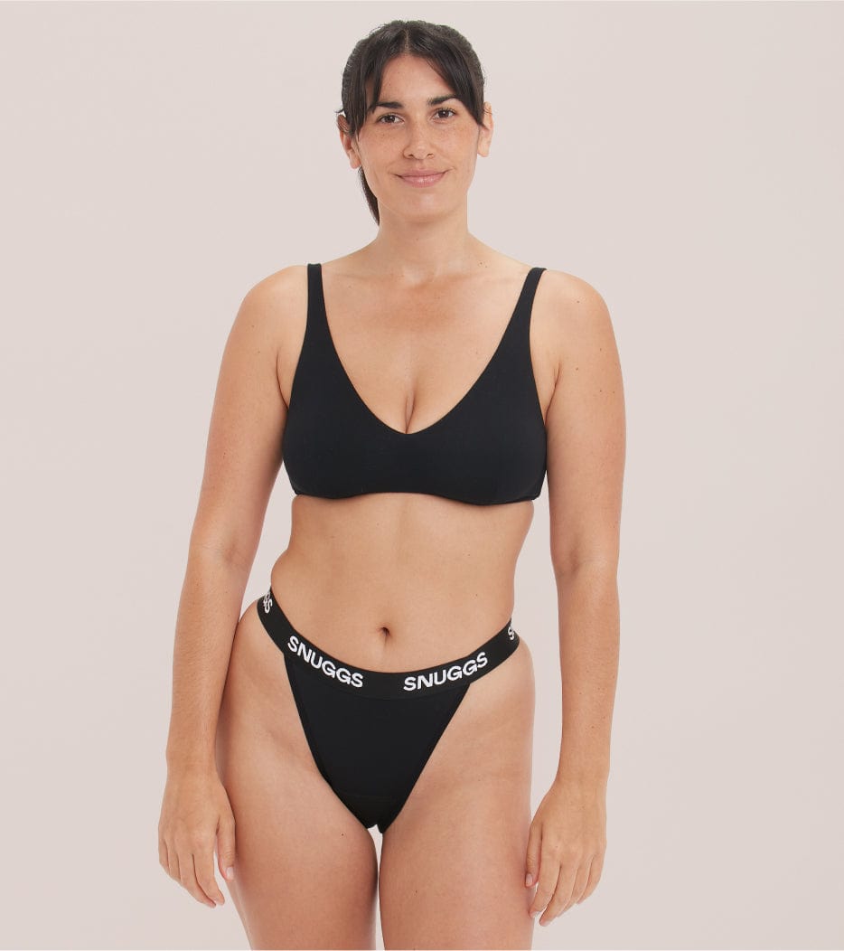 Waistband Triangle Brief - Černá